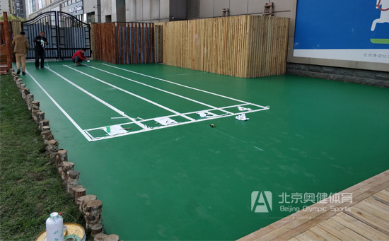 硅pu塑胶球场施工