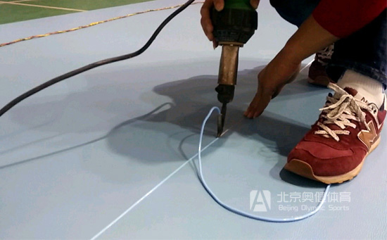 pvc地板卷材-蛇皮纹焊接