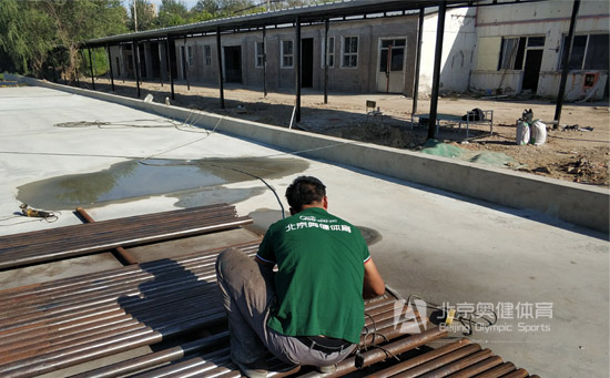 北京体育场围栏安装案例延庆生态园