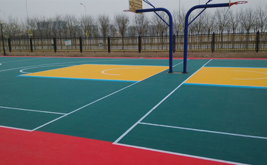学校篮球场地板