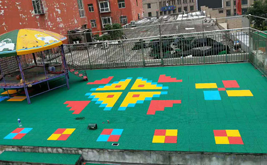 幼儿园悬浮地板拼装图案