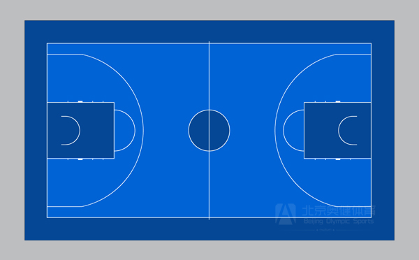 篮球场配色方案图片