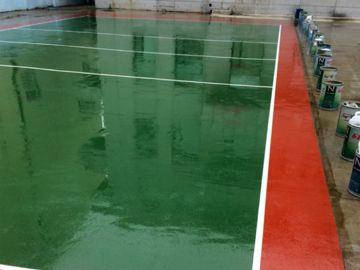 硅pu塑胶排球场地建设