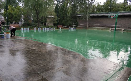 硅PU塑胶球场材料特点