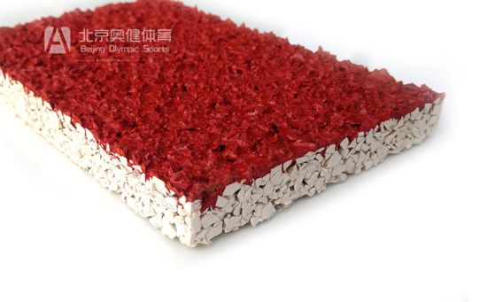 透气型塑胶跑道面层做法及划线标准