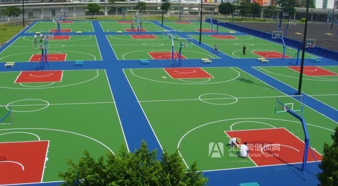 篮球场地面塑胶施工标准解析