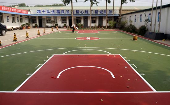 硅pu篮球场施工工艺流程步骤